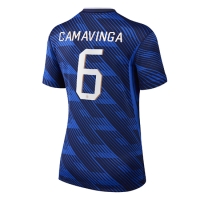 Camiseta Francia Eduardo Camavinga #6 Primera Equipación Replica Mundial 2026 para mujer mangas cortas